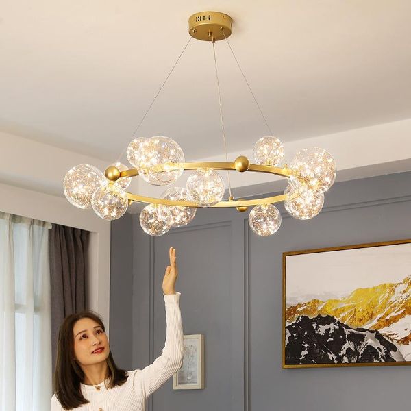living room lamp nordic chandelier modern minimalist atmosphere dining room lamp glass starry bedroom
living room lamp nordic chandelier modern minimalist atmosphere dining room lamp glass starry bedroom