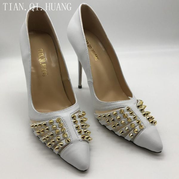 dress shoes spring and autumn high heel rivet styles women pumps genuine leather fashion casual wedding woman tian.qi.huang, Black
dress shoes spring and autumn high heel rivet styles women pumps genuine leather fashion casual wedding woman tian.qi.huang, Black