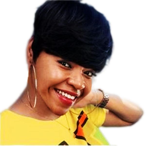 short human machine celebrity african american wigs for black women brazilian humanhair lace front wigs with baby hair, Black;brown
short human machine celebrity african american wigs for black women brazilian humanhair lace front wigs with baby hair, Black;brown