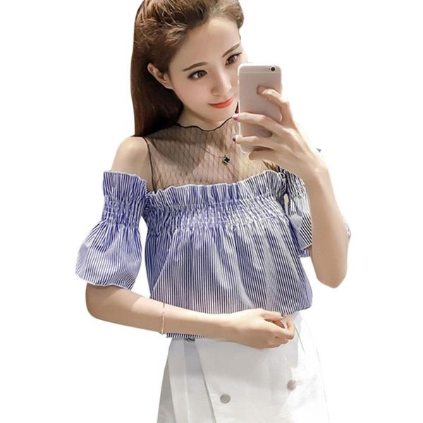 women's blouses & shirts off shoulder white blouse shirt stripe beach women summer 2021 elegant striped feminine blusas dd2498
women's blouses & shirts off shoulder white blouse shirt stripe beach women summer 2021 elegant striped feminine blusas dd2498