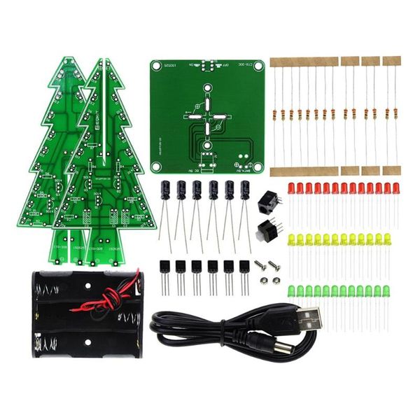 party decoration christmas tree led flash diy kit 3d circuit parts glitter electronic learning set tb sale
party decoration christmas tree led flash diy kit 3d circuit parts glitter electronic learning set tb sale