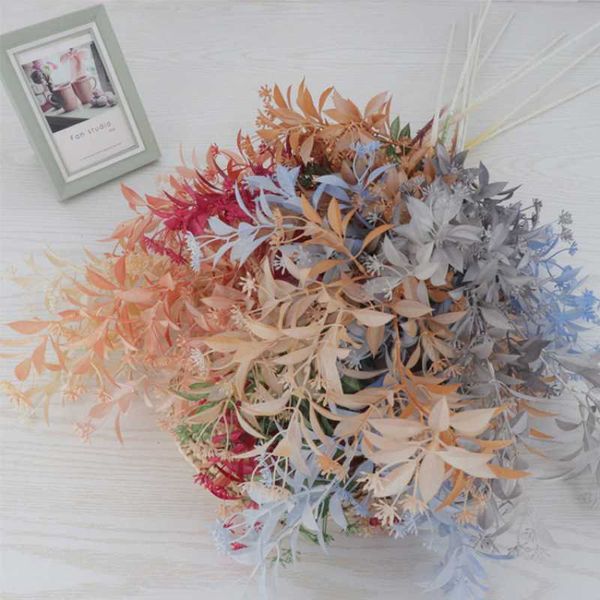 1pc 6 forks 90cm spray paint plastic honeysuckle artificial flowers pearl grass for party wedding decor flower wall accessories
1pc 6 forks 90cm spray paint plastic honeysuckle artificial flowers pearl grass for party wedding decor flower wall accessories