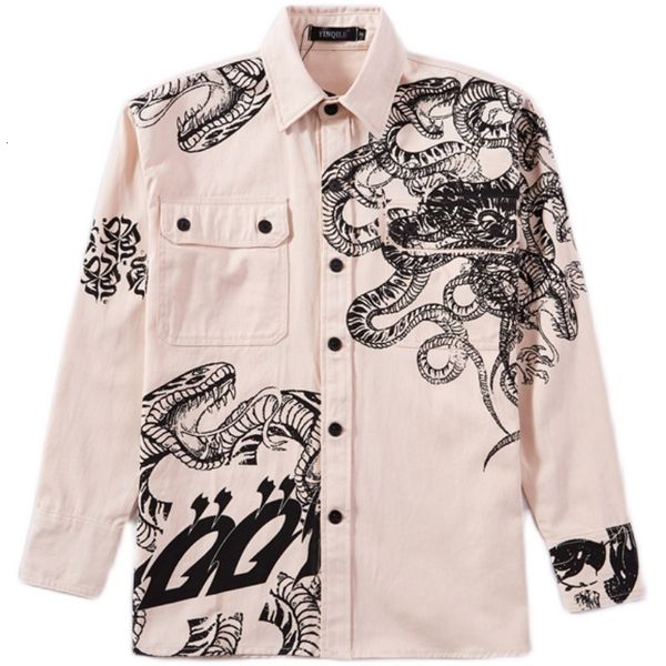 men's jackets men classic cotton snake casual shirts pocket shirt long sleeves 2xl # d141 deoi, Black;brown
men's jackets men classic cotton snake casual shirts pocket shirt long sleeves 2xl # d141 deoi, Black;brown
