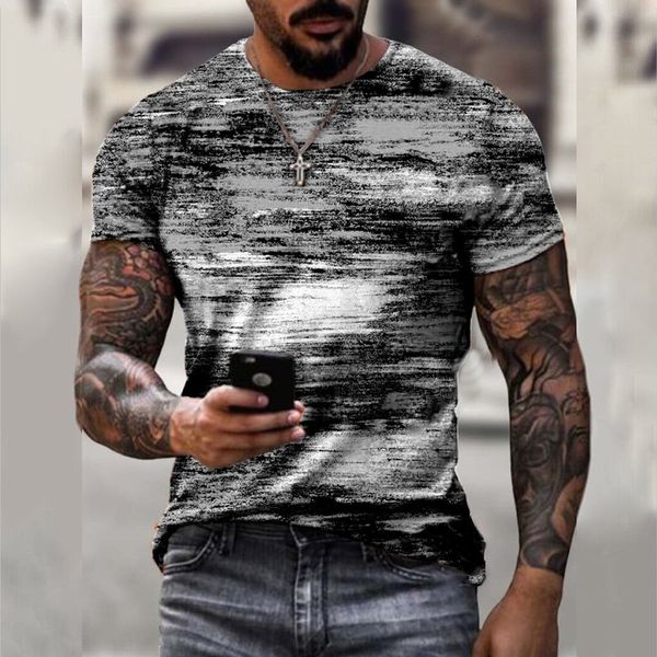Blurred Color Printing Men's 3D Printed T-shirt Visual Impact Party Top Punk Gothic Round Neck High Quality American Muscle Short Sleeve, White;black
Blurred Color Printing Men's 3D Printed T-shirt Visual Impact Party Top Punk Gothic Round Neck High Quality American Muscle Short Sleeve, White;black