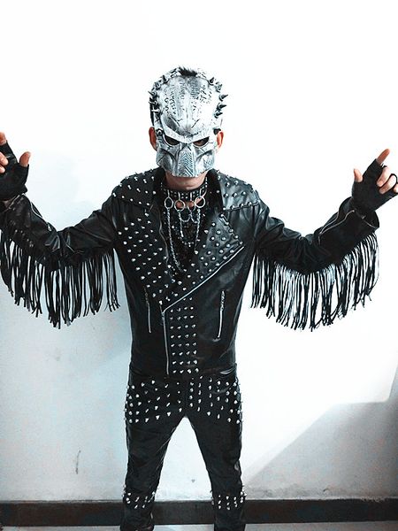 male black rivet pu leather jacket pants outfit prom show blazer costume coat bar dj stage outfit fashion singer dancer star, Black;red
male black rivet pu leather jacket pants outfit prom show blazer costume coat bar dj stage outfit fashion singer dancer star, Black;red