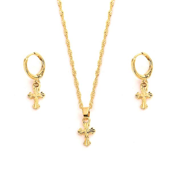 earrings & necklace african jewelry sets gold cross pendant for women chain girls kids party dubai arab gift, Silver
earrings & necklace african jewelry sets gold cross pendant for women chain girls kids party dubai arab gift, Silver
