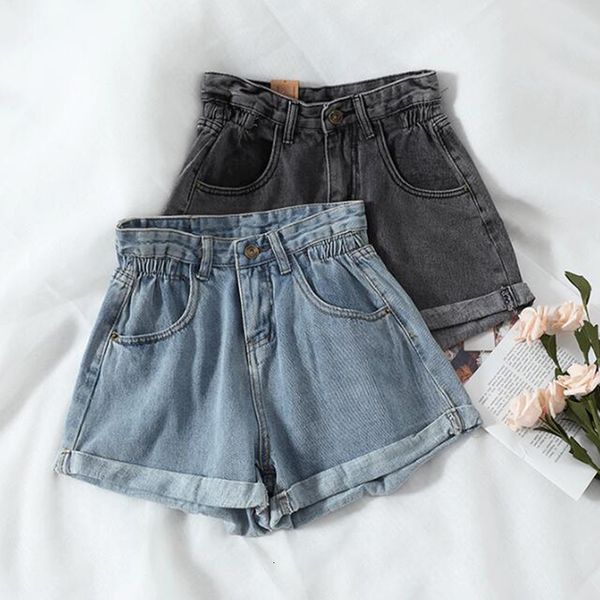 2021 new summer high denim casual girl shorts loose fashion ladies plus size elastic waist long leg short female jeans lgdd, Blue
2021 new summer high denim casual girl shorts loose fashion ladies plus size elastic waist long leg short female jeans lgdd, Blue