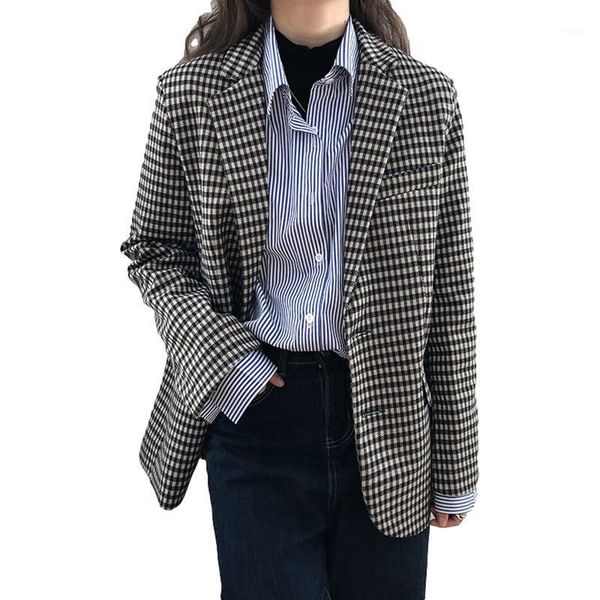 plaid suit korean casual jacket winter clothes women blazer blazers woman women's suits &, White;black
plaid suit korean casual jacket winter clothes women blazer blazers woman women's suits &, White;black