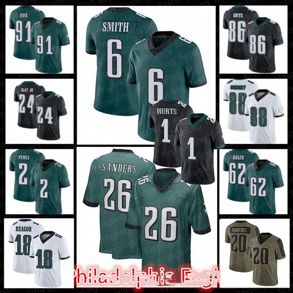 1 jalen hurts devonta smith miles sanders darius slay jason kelce football jersey fletcher cox brian dawkins brandon graham mailata goedert, Black;red
1 jalen hurts devonta smith miles sanders darius slay jason kelce football jersey fletcher cox brian dawkins brandon graham mailata goedert, Black;red
