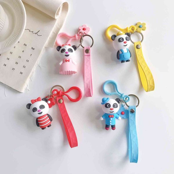 fine key chain patent authorization cute pet panda doll cartoon three-dimensional men and women bag exquisite pendant, Silver
fine key chain patent authorization cute pet panda doll cartoon three-dimensional men and women bag exquisite pendant, Silver