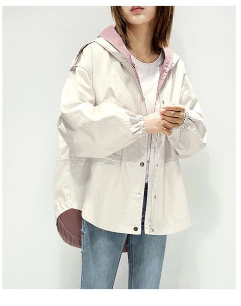 women's trench coats boollili abrigos mujer spring auutmn women windbreaker korean casual hooded loose coat femme outwear, Tan;black
women's trench coats boollili abrigos mujer spring auutmn women windbreaker korean casual hooded loose coat femme outwear, Tan;black