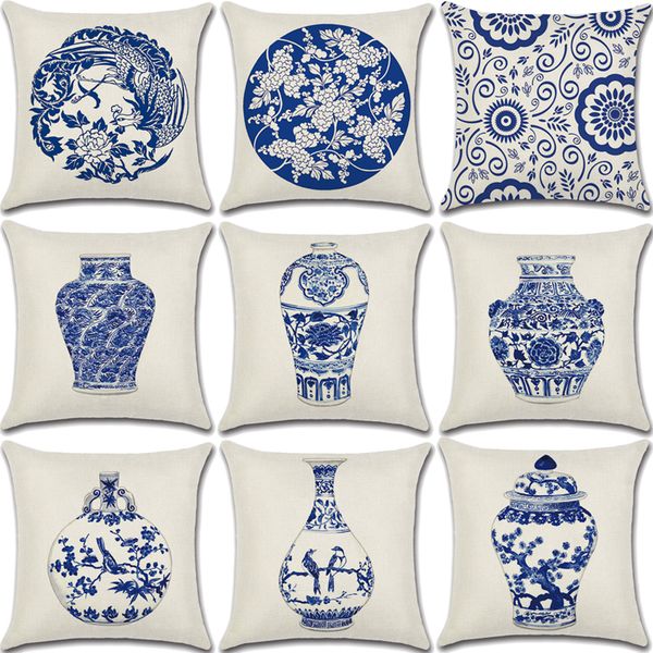 blue porcelain pillow decorative decor cotton linen 45*45 cushion cover sofa pillowcase for living room pillowcover 40601
blue porcelain pillow decorative decor cotton linen 45*45 cushion cover sofa pillowcase for living room pillowcover 40601