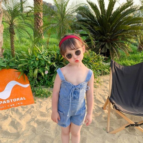 jumpsuits 2021 summer solid color sleevelss denim overalls girls fashion drawstring holiday style, Blue
jumpsuits 2021 summer solid color sleevelss denim overalls girls fashion drawstring holiday style, Blue