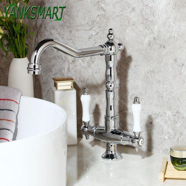 bathroom sink faucets yanksmart 360 swivel dual handles ceramic handle kitchen/bathroom basin fauect deck mounted washbasin tap mixer water
bathroom sink faucets yanksmart 360 swivel dual handles ceramic handle kitchen/bathroom basin fauect deck mounted washbasin tap mixer water