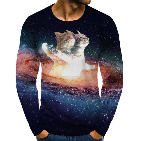 2021 new spring men t-shirt pullover 3d print casual cartoon animal starry sky cat for male young fashion tee plus size 6xl w5ej, White
2021 new spring men t-shirt pullover 3d print casual cartoon animal starry sky cat for male young fashion tee plus size 6xl w5ej, White