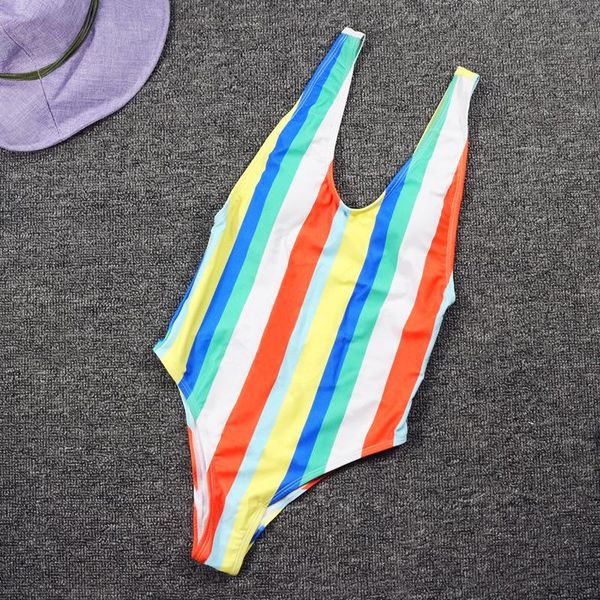 rainbow stripe printed swimwear one piece swimsuit women backless monokini famale swimsuit sport bodysuit beach bathing suit
rainbow stripe printed swimwear one piece swimsuit women backless monokini famale swimsuit sport bodysuit beach bathing suit