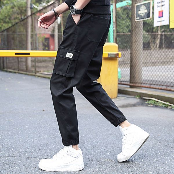 ins casual spring and summer corset overalls men's fashion brand youth sports pants loose, Black
ins casual spring and summer corset overalls men's fashion brand youth sports pants loose, Black