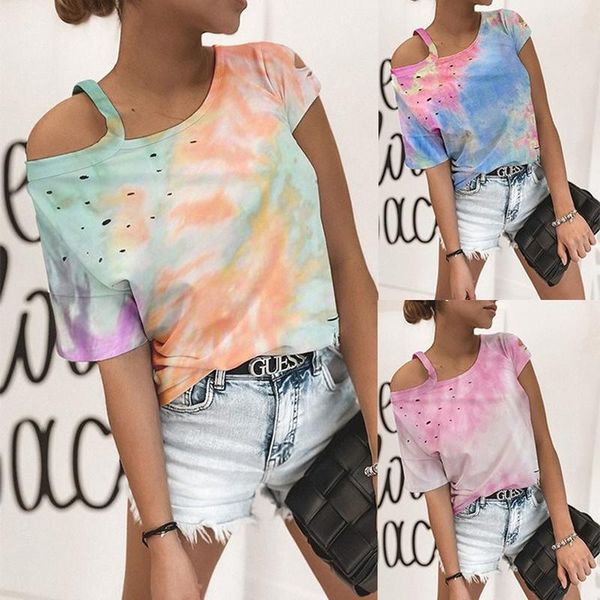 women's t-shirt 2021 spring/summer european and american simple solid-color hanging shoulder print short-sleeved woman harajuku, White
women's t-shirt 2021 spring/summer european and american simple solid-color hanging shoulder print short-sleeved woman harajuku, White