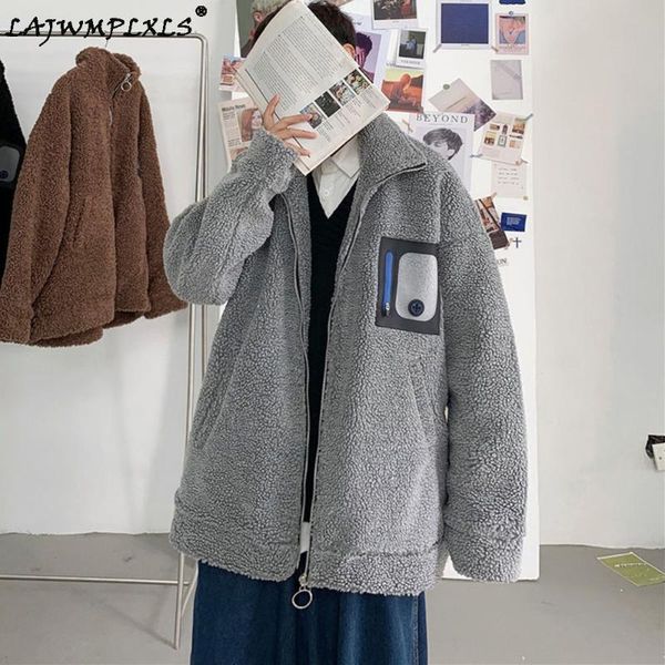 men's down & parkas lamb wool coat autumn winter solid stand collar zipper warm wind-proof cotton large size casual fashion male qualit, Black
men's down & parkas lamb wool coat autumn winter solid stand collar zipper warm wind-proof cotton large size casual fashion male qualit, Black