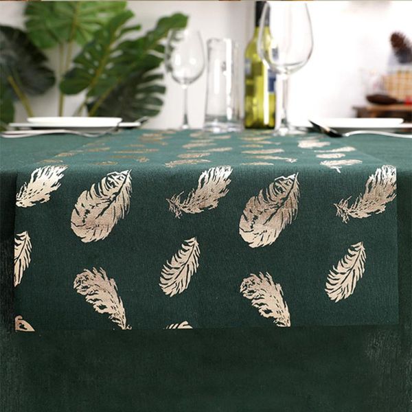 disposable table covers feather pattern cloth gold stamping cotton linen tablecloth decor home dining (green)
disposable table covers feather pattern cloth gold stamping cotton linen tablecloth decor home dining (green)