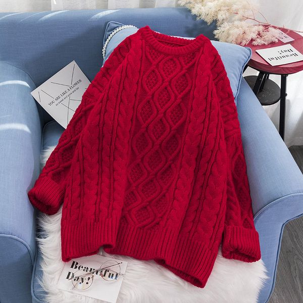 women's sweaters female sweater loose korean version of autumn and winter harajuku style thick 9mro, White;black
women's sweaters female sweater loose korean version of autumn and winter harajuku style thick 9mro, White;black