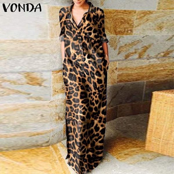 casual dresses long sleeve dress 2021 vonda women vintage lapel collar leopard party maxi femme robe vestidos oversized, Black;gray
casual dresses long sleeve dress 2021 vonda women vintage lapel collar leopard party maxi femme robe vestidos oversized, Black;gray