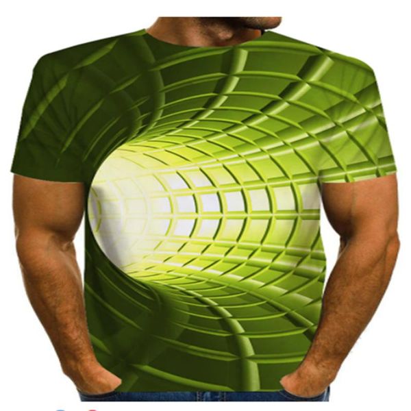 men's t-shirts summer t-shirt 2021 tunnel pattern 3d casual short-sleeved, White;black
men's t-shirts summer t-shirt 2021 tunnel pattern 3d casual short-sleeved, White;black