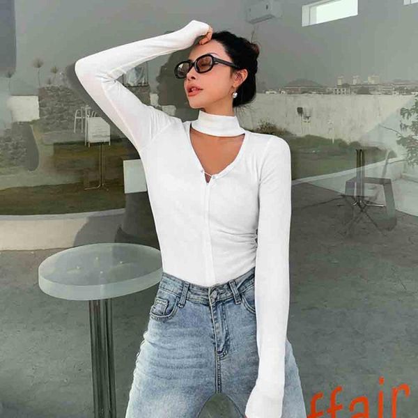 women's t-shirt t-shirts o-neck hollow out long sleeve slim autumn casual elegant costume streetwear women 2021, White
women's t-shirt t-shirts o-neck hollow out long sleeve slim autumn casual elegant costume streetwear women 2021, White