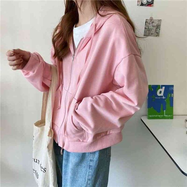 women's hoodies & sweatshirts zip up moletom harajuku v pescoço outono plus size hoodies estilo coreano lovers solto carta camisa de ma, Black
women's hoodies & sweatshirts zip up moletom harajuku v pescoço outono plus size hoodies estilo coreano lovers solto carta camisa de ma, Black