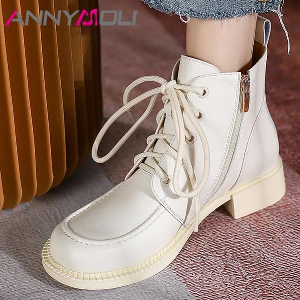 boots annymoli genuine leather shoes women motorcycle thick heel ankle round toe zipper lady fashion short black 39
boots annymoli genuine leather shoes women motorcycle thick heel ankle round toe zipper lady fashion short black 39