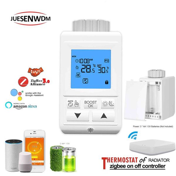 smart home control m30*1.5 programme zigbee nc no controller radiator thermostat for by wifi app tuya gateway hub
smart home control m30*1.5 programme zigbee nc no controller radiator thermostat for by wifi app tuya gateway hub