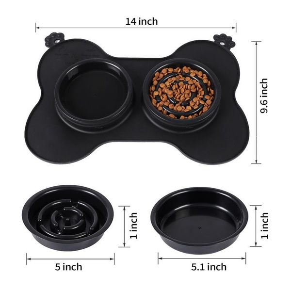 pet silicone bpa anti-slip stainless steel slow bowl cat dog anti choking bowl easy to clean
pet silicone bpa anti-slip stainless steel slow bowl cat dog anti choking bowl easy to clean