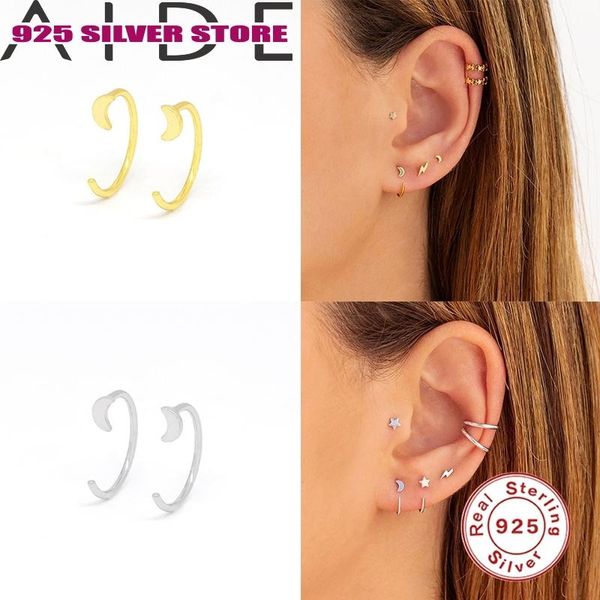 hoop & huggie aide trendy gold glossy ear hook earrings moon shape hollow simple wedding party gift fine fashion cute jewelry, Golden;silver
hoop & huggie aide trendy gold glossy ear hook earrings moon shape hollow simple wedding party gift fine fashion cute jewelry, Golden;silver