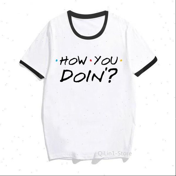 letters how you doin tee shirt femme friends tv show film ladies tshirt summer novelty tees short sleeve t shirt camisetas, White
letters how you doin tee shirt femme friends tv show film ladies tshirt summer novelty tees short sleeve t shirt camisetas, White