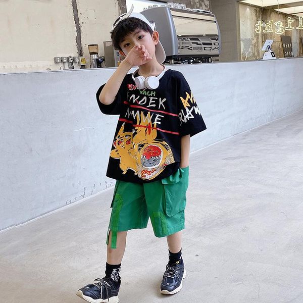 clothing sets summer children for boys cartoon t shirt & shorts 2pcs tracksuit teen kid clothes sports suit costume, White
clothing sets summer children for boys cartoon t shirt & shorts 2pcs tracksuit teen kid clothes sports suit costume, White