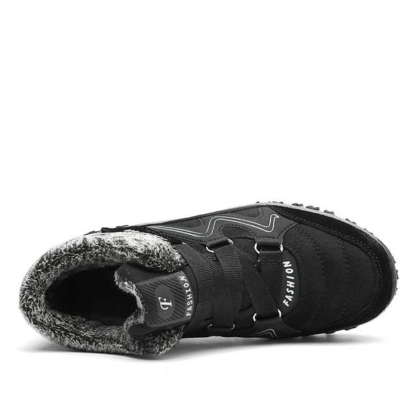boots men winter with plush warm snow casual work shoes footwear fashion ankle 39-46, Black
boots men winter with plush warm snow casual work shoes footwear fashion ankle 39-46, Black