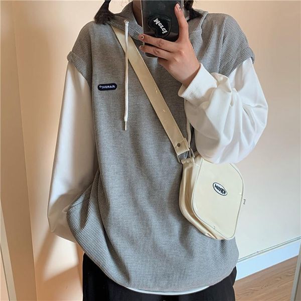 women's hoodies & sweatshirts fake two-piece sweatshirt 2021 spring and autumn long-sleeved hooded design hoodie, Black
women's hoodies & sweatshirts fake two-piece sweatshirt 2021 spring and autumn long-sleeved hooded design hoodie, Black