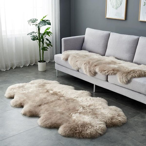natural uncut sheared sheepskin rug 70*100cm sheep skin carpet for home decor sofa cover blanket bedroom slide carpet doormat
natural uncut sheared sheepskin rug 70*100cm sheep skin carpet for home decor sofa cover blanket bedroom slide carpet doormat