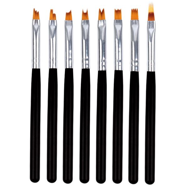 8 pcs/set nail art brush painting brush set uv gel flower drawing pen wood handle manicure nail art polish tool, Yellow
8 pcs/set nail art brush painting brush set uv gel flower drawing pen wood handle manicure nail art polish tool, Yellow
