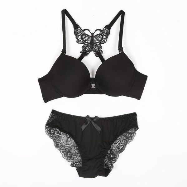 bras butterfly beauty back bra sets push up front closed brassiere underwire for women ladies solid color female lingerie, Red;black
bras butterfly beauty back bra sets push up front closed brassiere underwire for women ladies solid color female lingerie, Red;black
