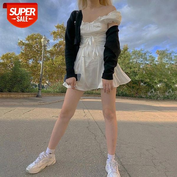 fashion elegant bow white female mini dress summer party birthday festival cute french romantic silk dress women #jz43, Black;gray
fashion elegant bow white female mini dress summer party birthday festival cute french romantic silk dress women #jz43, Black;gray