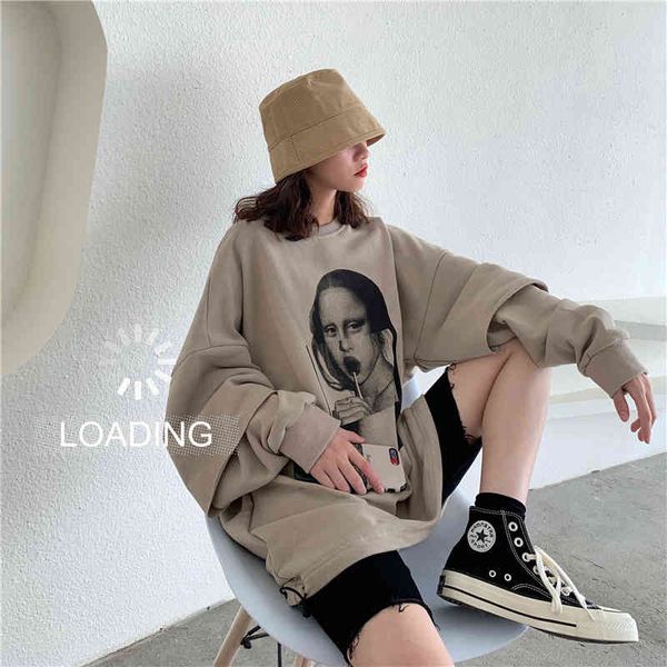 women's hoodies & sweatshirts lmq new fall winter women round neck long sleeve korean oversize casual fashion basic pullovers, Black
women's hoodies & sweatshirts lmq new fall winter women round neck long sleeve korean oversize casual fashion basic pullovers, Black