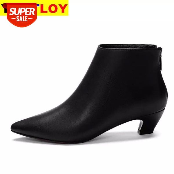women autumn zip ankle boots patent leather pointed toe ladies suede botas vintage chunky heels female shoes fashion 34-39 #8e88, Black
women autumn zip ankle boots patent leather pointed toe ladies suede botas vintage chunky heels female shoes fashion 34-39 #8e88, Black