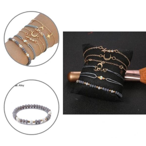 bangle excellent chain bracelets allergy practical fadeless lover bracelet gifts stylish jewelry 1 set, Black
bangle excellent chain bracelets allergy practical fadeless lover bracelet gifts stylish jewelry 1 set, Black