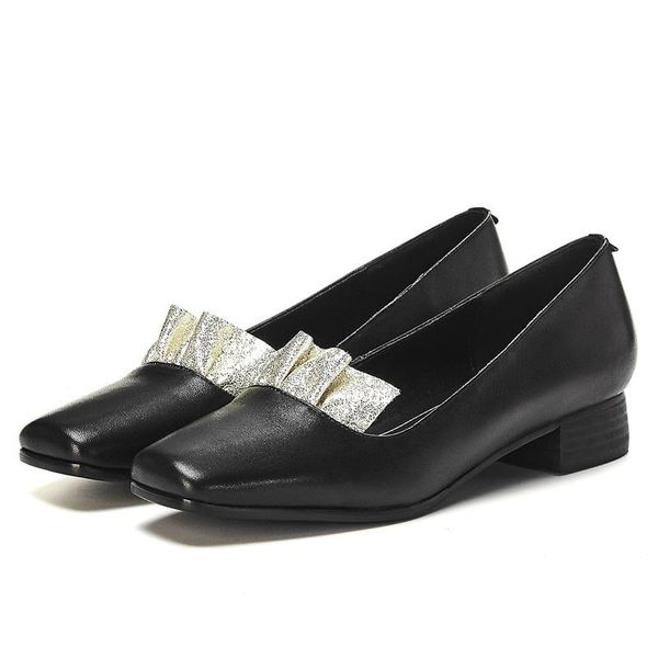 fashion concise 2021 spring summer basic women pumps genuine leather shallow high heels dress party wedding shoes woman 42, Black
fashion concise 2021 spring summer basic women pumps genuine leather shallow high heels dress party wedding shoes woman 42, Black
