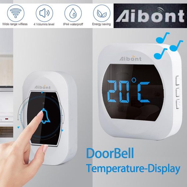 wireless doorbell home door chime intelligent temperature-display doorbell cover smart bell calling ringbell loud
wireless doorbell home door chime intelligent temperature-display doorbell cover smart bell calling ringbell loud