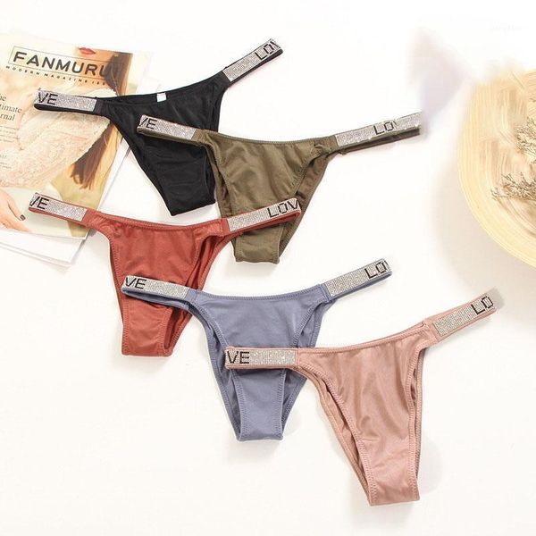 women's underwear fun transparent diamond letters low waist seamless girl's briefs t-back female breathable thongs panties, Black;pink
women's underwear fun transparent diamond letters low waist seamless girl's briefs t-back female breathable thongs panties, Black;pink