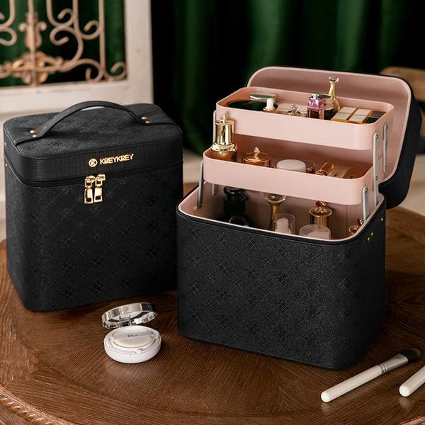 cosmetic bags & cases ladies bag large capacity female cosmetics storage box double layer portable multifunctional case
cosmetic bags & cases ladies bag large capacity female cosmetics storage box double layer portable multifunctional case