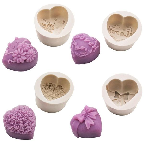 craft tools heart-shaped soap mold grade silicone cake mould multi purpose reusable diy baking kitchen supplies
craft tools heart-shaped soap mold grade silicone cake mould multi purpose reusable diy baking kitchen supplies