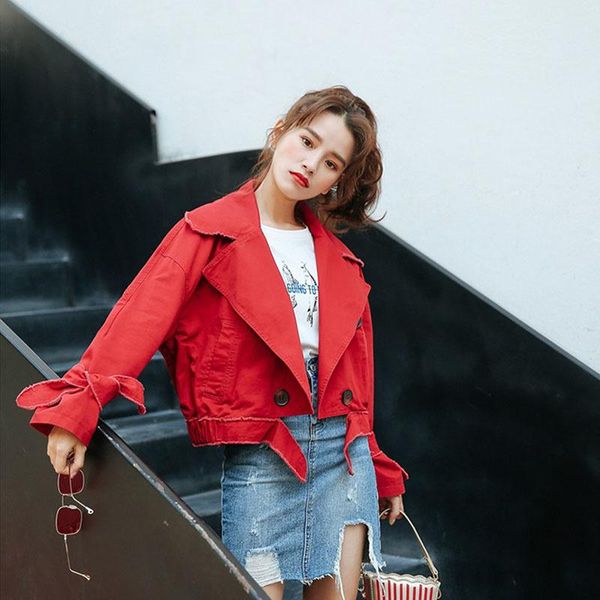 women's jackets loose vintage bat sleeve womens frayed denim jacket plus size spring 2021 double breasted ladies jeans student basic co, Black;brown
women's jackets loose vintage bat sleeve womens frayed denim jacket plus size spring 2021 double breasted ladies jeans student basic co, Black;brown